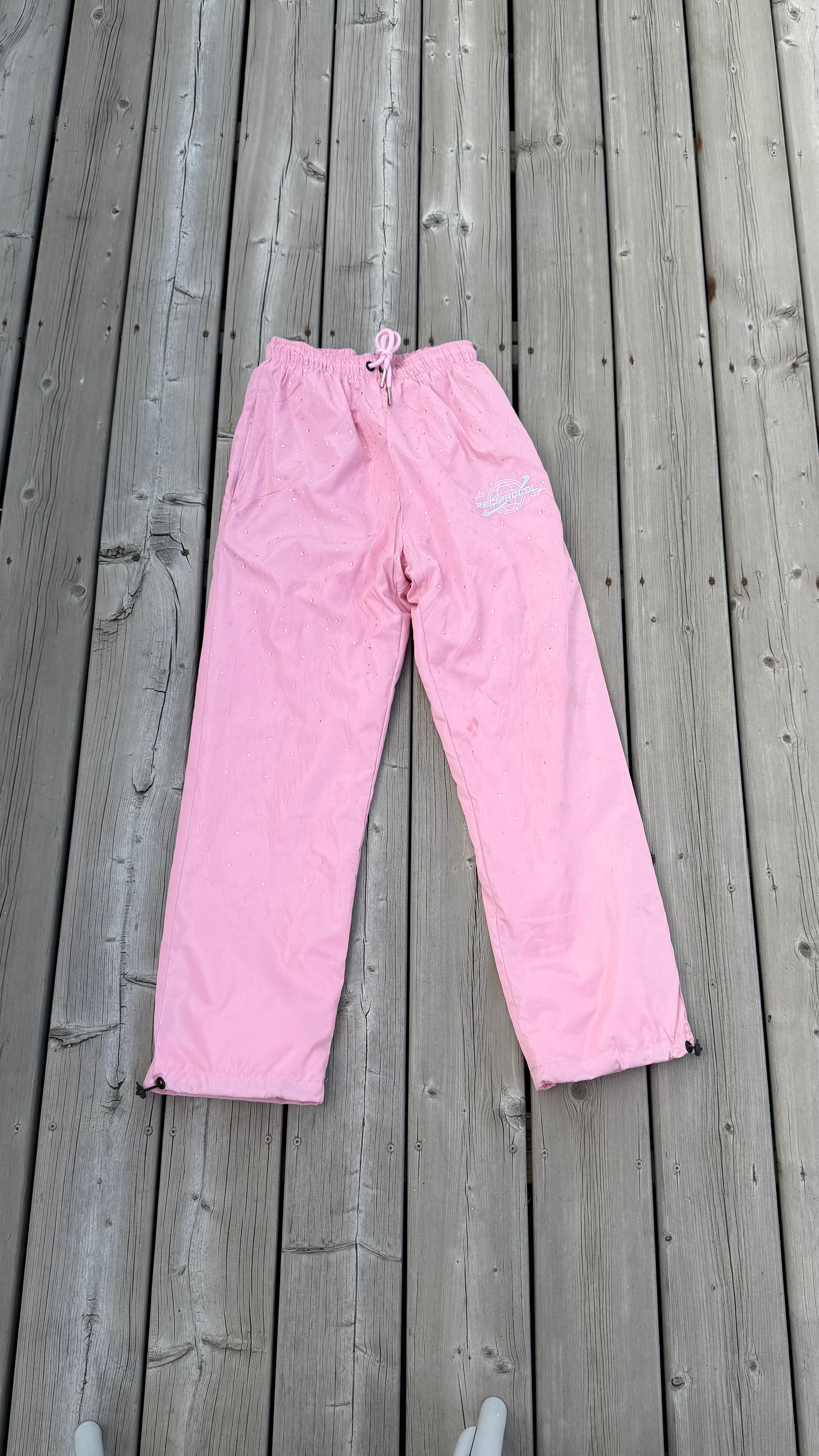 Pink “Saturn” Windbreaker Pants