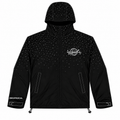 Black “Saturn” Windbreaker Jacket