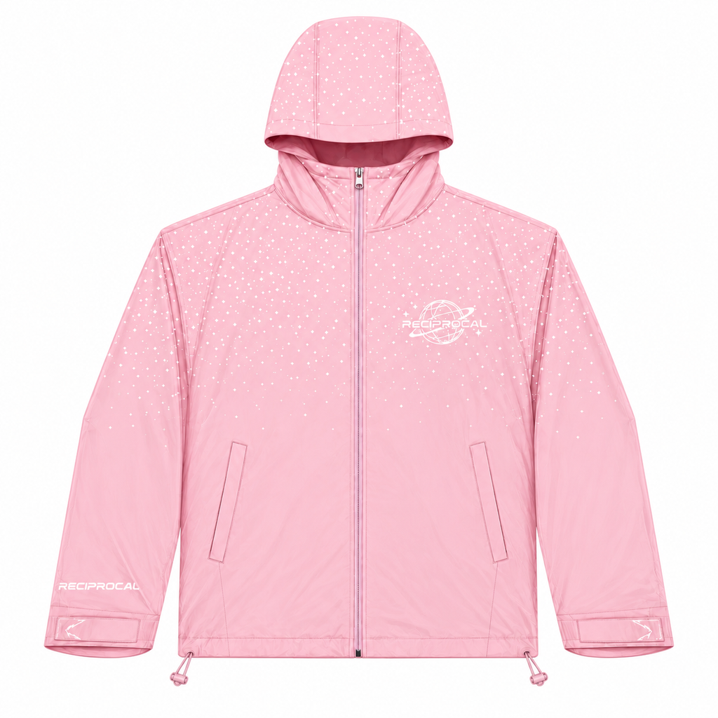 Pink “Saturn” Windbreaker Jacket