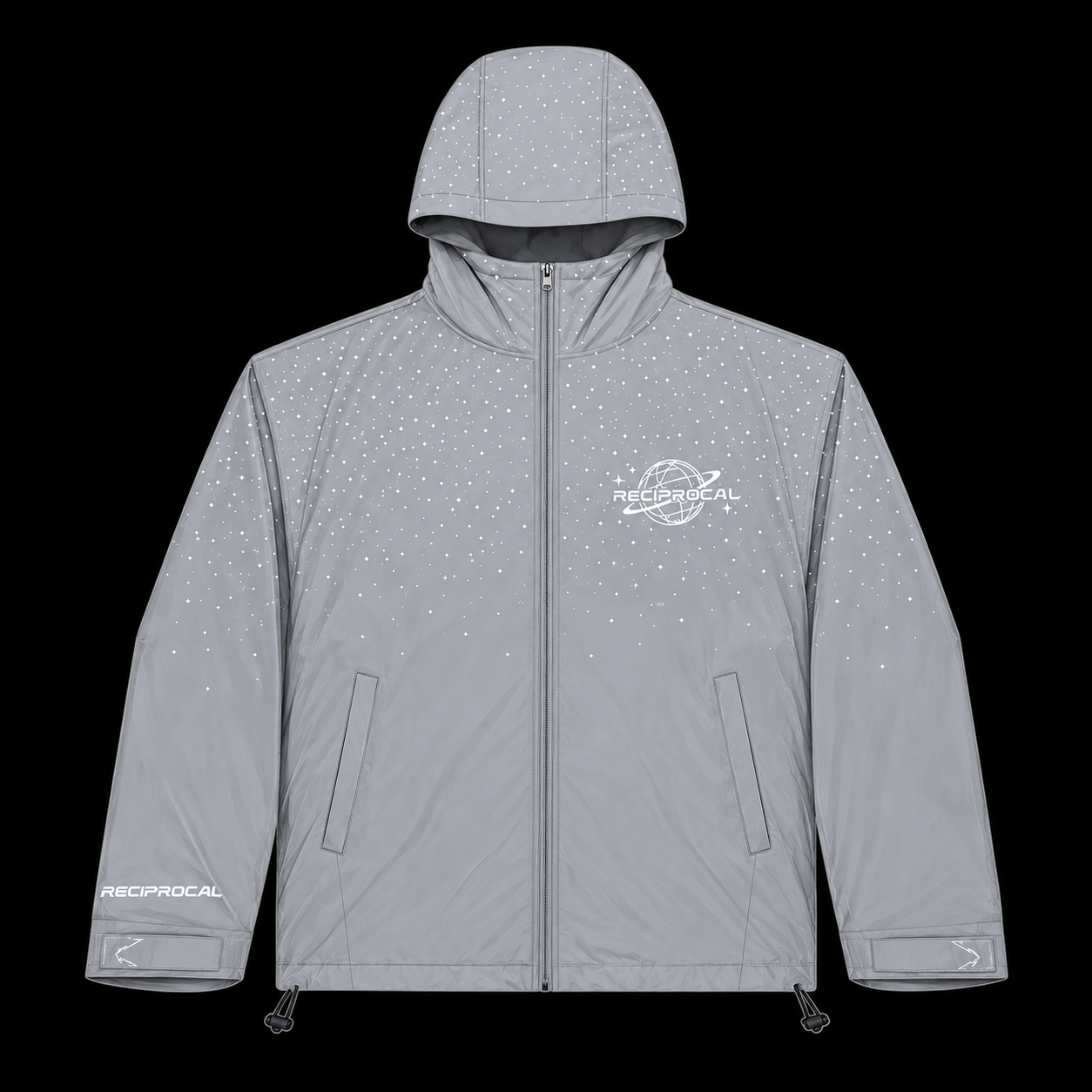 Grey “Saturn” Windbreaker Jacket