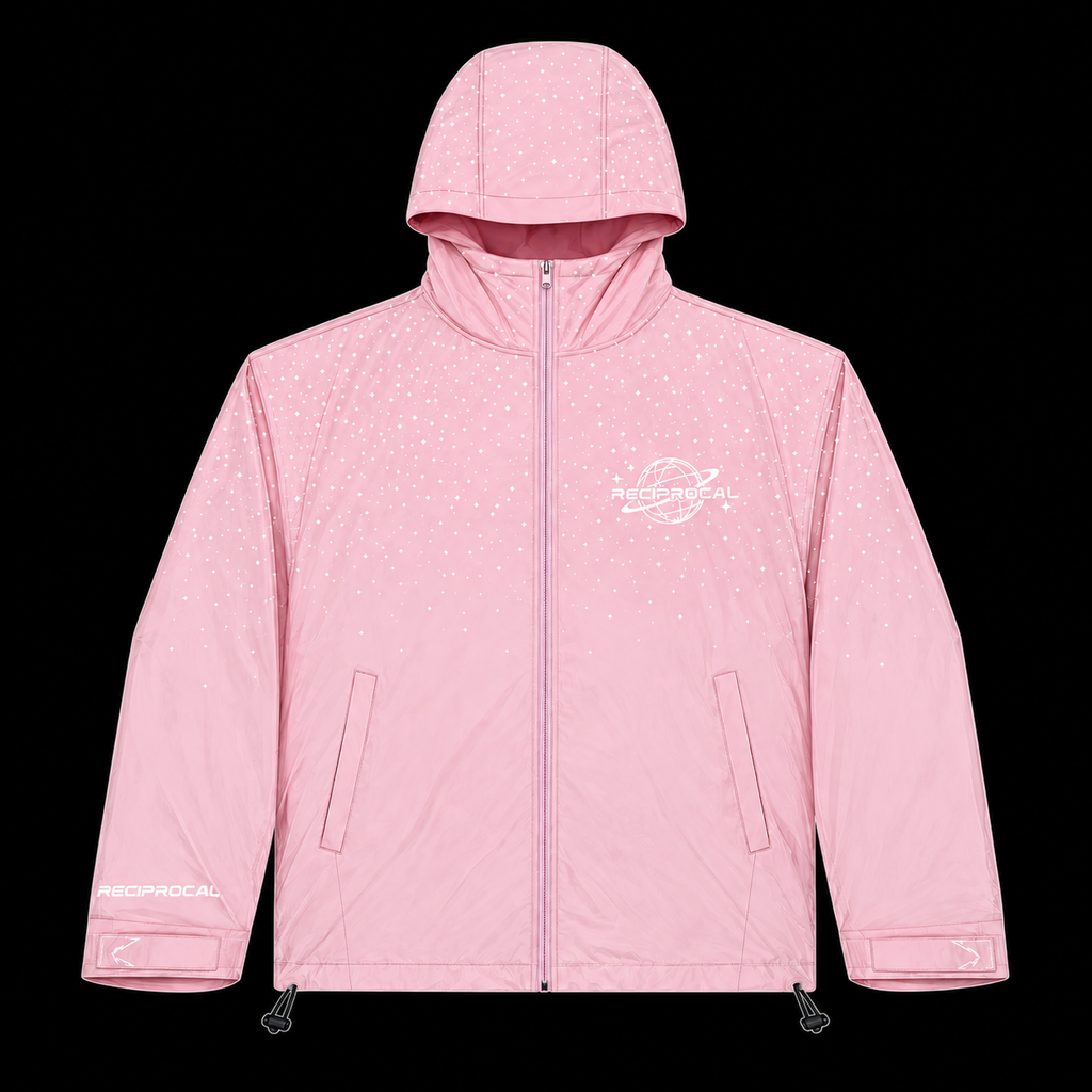 Pink “Saturn” Windbreaker Jacket