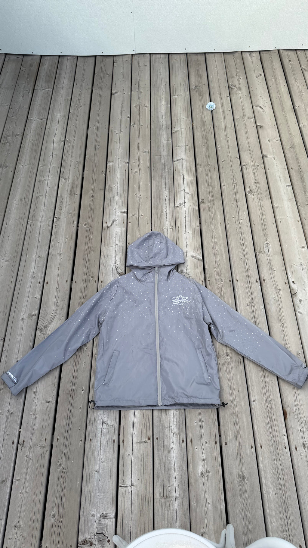 Grey “Saturn” Windbreaker Jacket