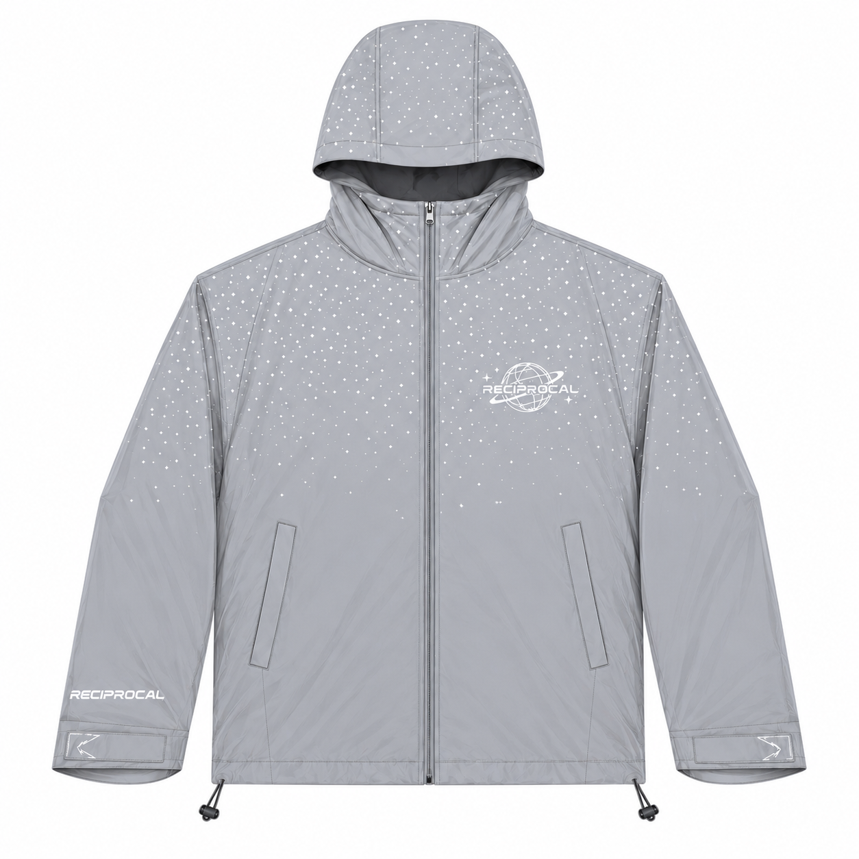Grey “Saturn” Windbreaker Jacket