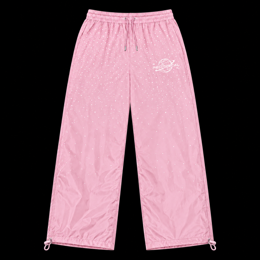 Pink “Saturn” Windbreaker Pants